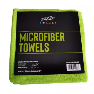 ZviZZer Microfiber Towels Green 10ks 40x40 cm