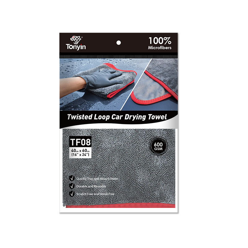 TONYIN Twisted loop car drying towel 40x60 cm