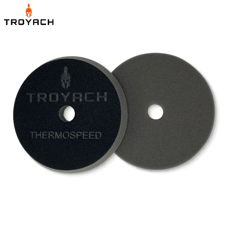 TROYACH Thermo Speed Pad Black 160-150 mm Měkký leštící kotouč pro finální leštění