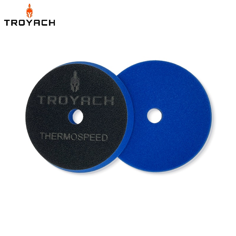 TROYACH Thermo Speed Pad Blue 145-125 mm Střední jednokrokový leštící kotouč