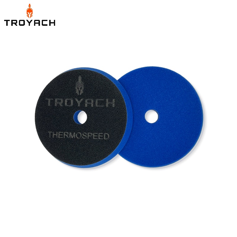 TROYACH Thermo Speed Pad Blue 90-75 mm Střední jednokrokový leštící kotouč