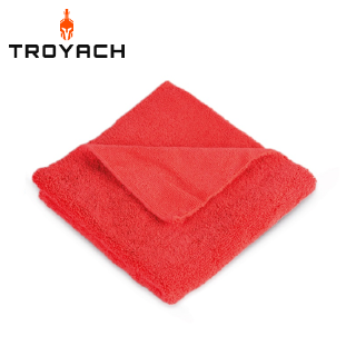 TROYACH Microfiber Cloth 400 GSM Red - prémiová mikrovláknová utěrka